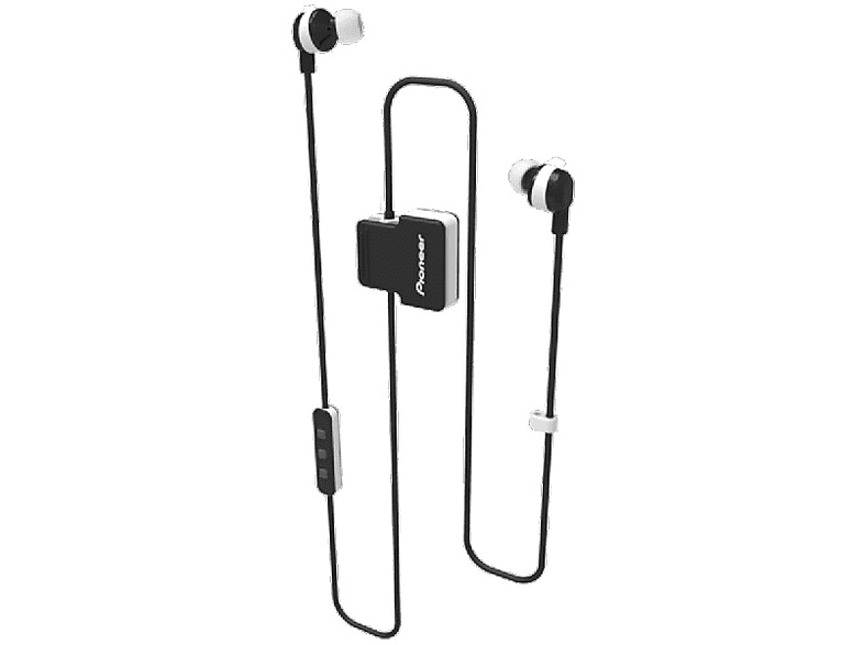 Auriculares deportivos - Pioneer SE-CL5BT-W, Bluetooth, Micrófono, Blanco