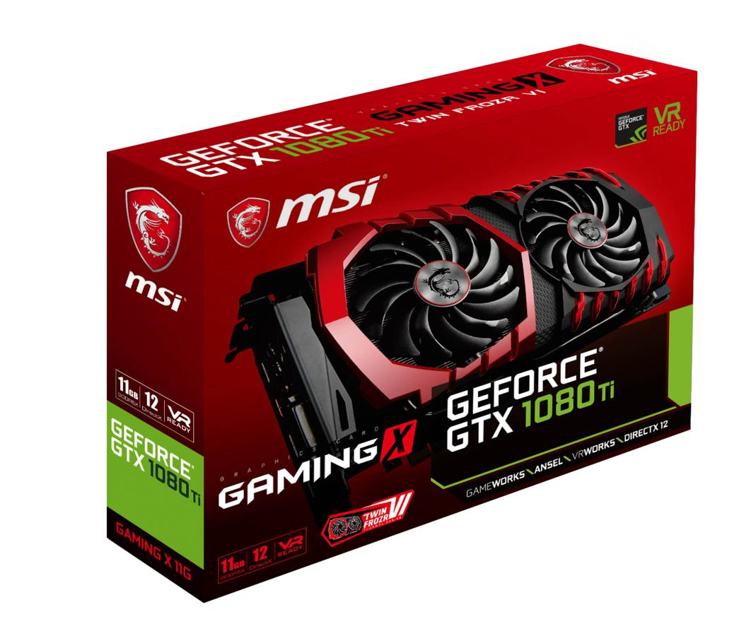 Tarjeta Gráfica - MSI GTX 1080Ti Gaming X 11GB GDDR5X