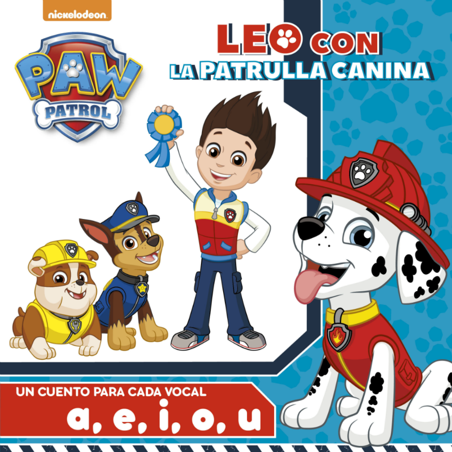 Paw Patrol Un cuento para cada letra i o vocal leo con la patrulla canina libro de nickelodeon año 2017 tapa blanda