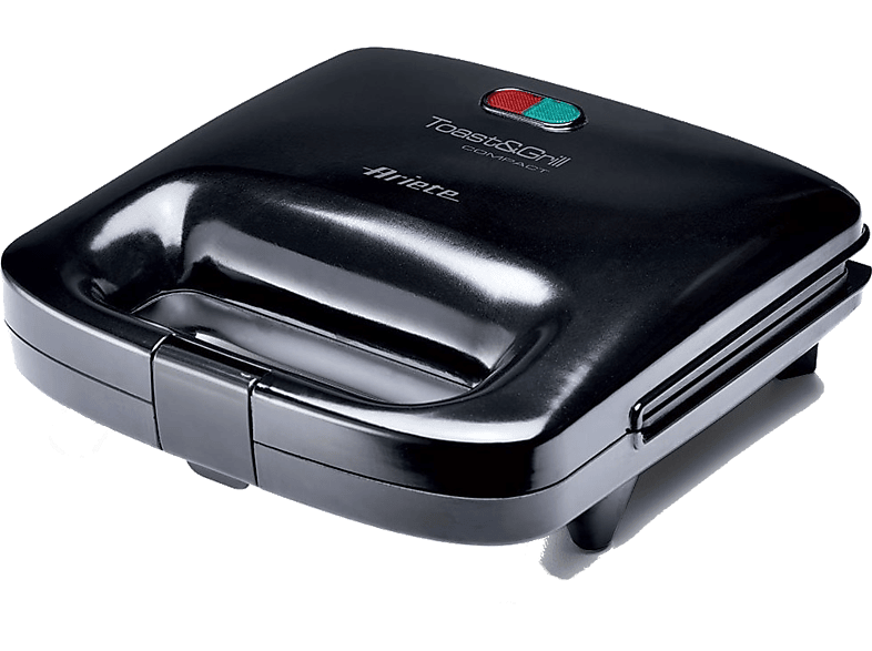 Sandwichera - Ariete Toast&Grill Compact, 750 W, Antiadherente, Funciona como grill