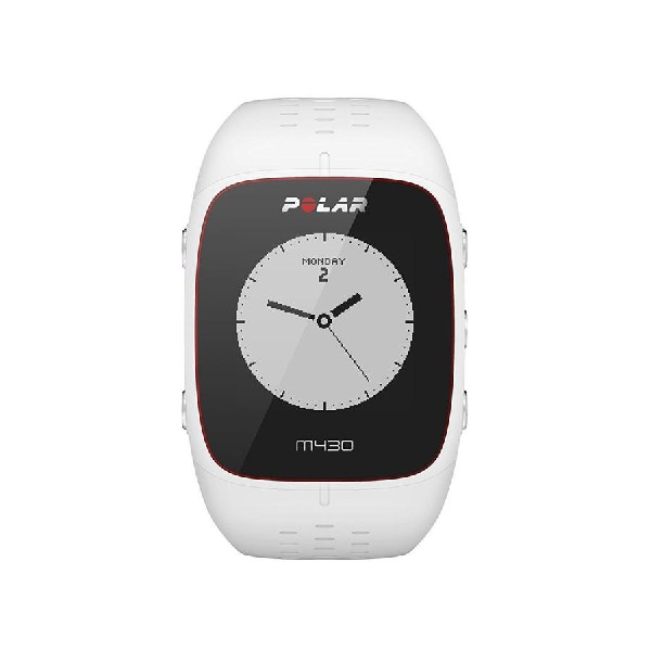 Reloj deportivo - Polar M430, Blanco, Talla S, GPS, Pulsómetro