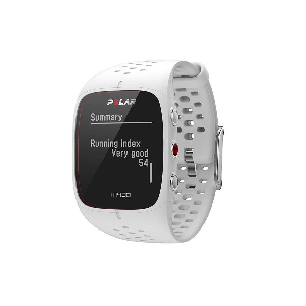 Reloj deportivo - Polar M430, Blanco, Talla S, GPS, Pulsómetro