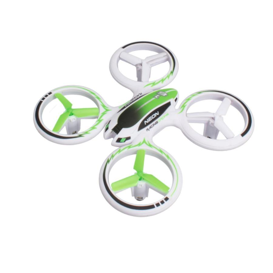 Drone - World Brands, Neon Racing Drone, 6 ejes, 2 velocidades, 50 metros, Blanco