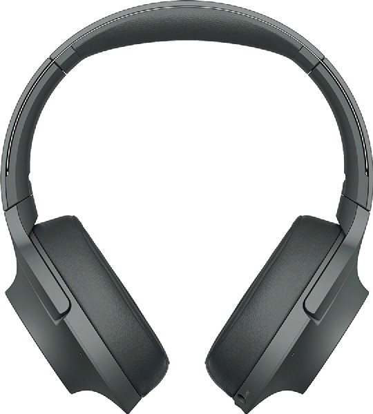 Auriculares supraaurales negros. Las orejeras son grandes y acolchadas.