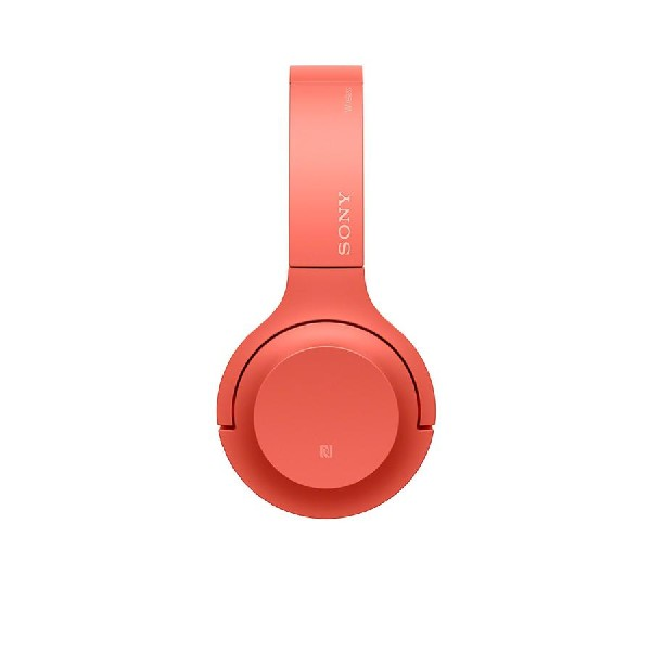 Auriculares inalámbricos - Sony WHH800R, Bluetooth, NFC, Rojo