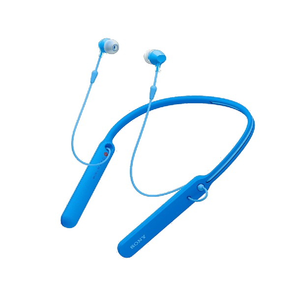 Auriculares inalámbricos - Sony WIC400L, Bluetooth, Azul