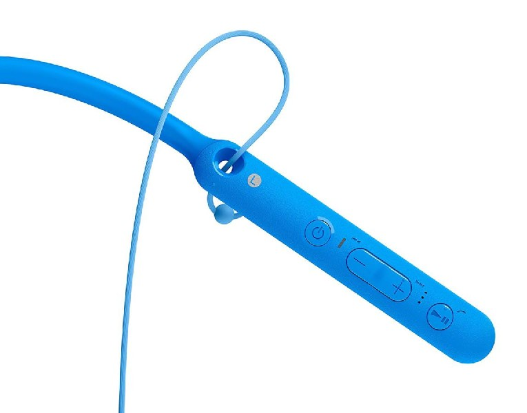 Auriculares inalámbricos - Sony WIC400L, Bluetooth, Azul