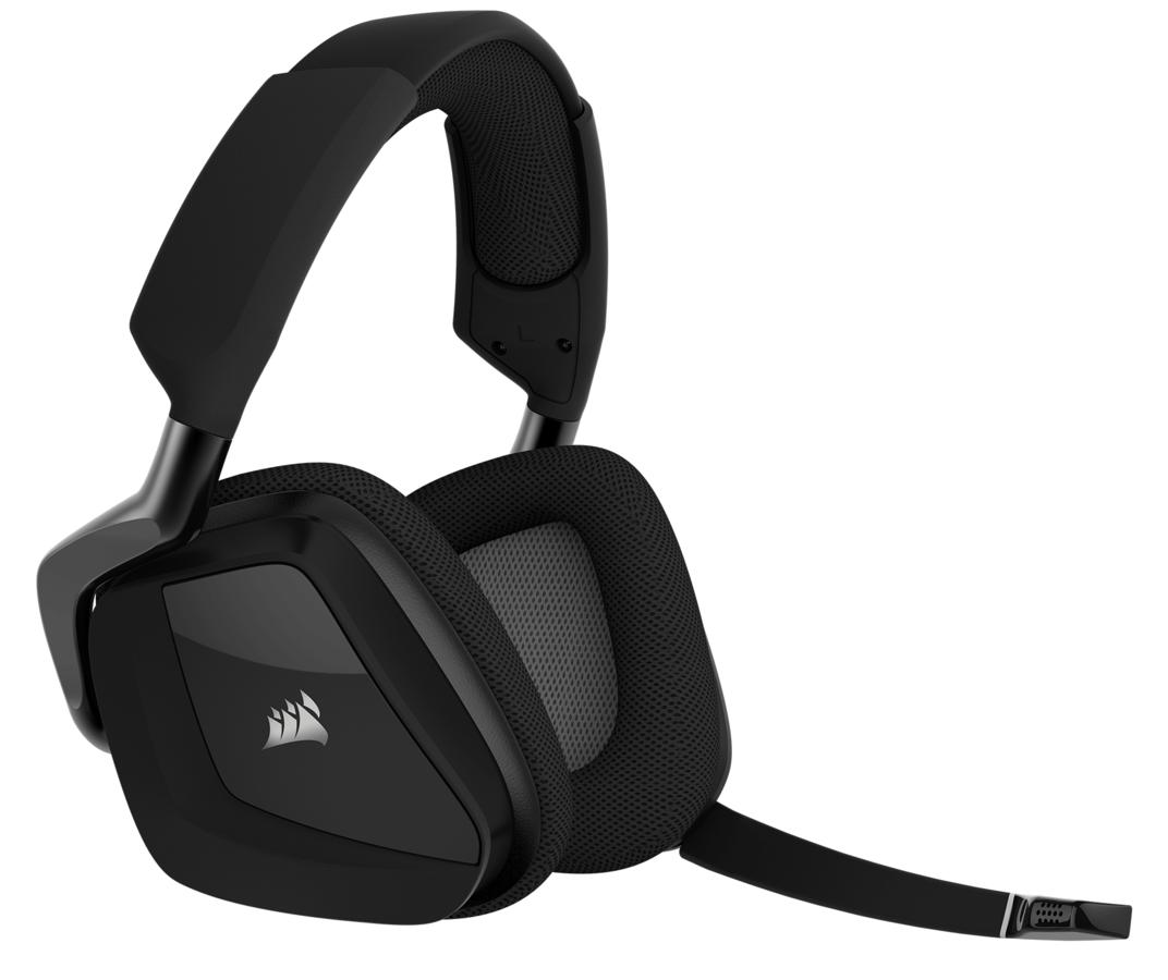 Auriculares gaming - Corsair VOID PRO RGB Wireless, Carbón