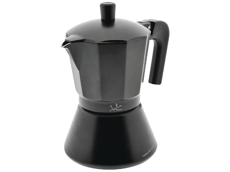 Alessi Caffettiera, Argento/Nero, 8.6 cm