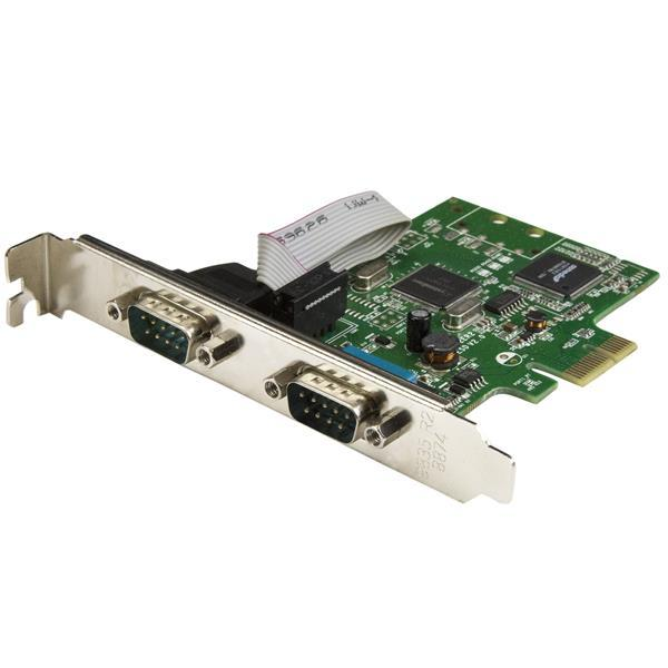 Tarjeta Serie - StarTech.com PEX2S1050 Tarjeta Serie PCI Express 2 Puertos DB9 RS232 UART 16C1050