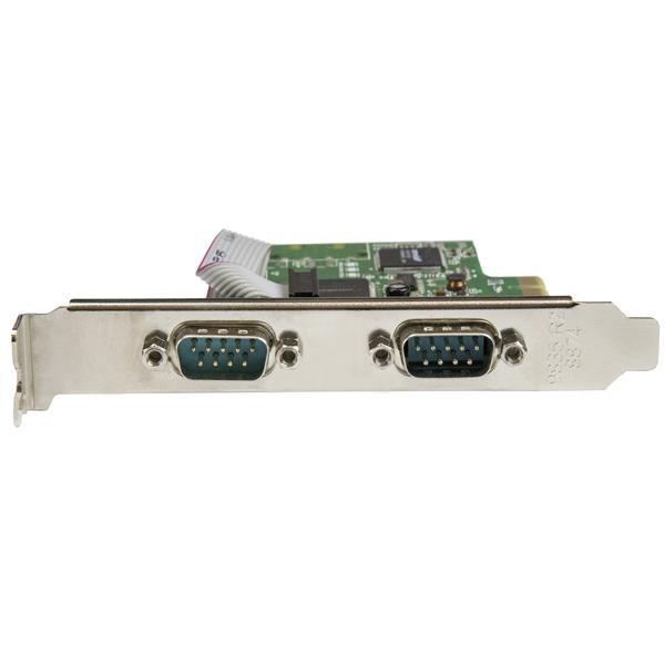 Tarjeta Serie - StarTech.com PEX2S1050 Tarjeta Serie PCI Express 2 Puertos DB9 RS232 UART 16C1050
