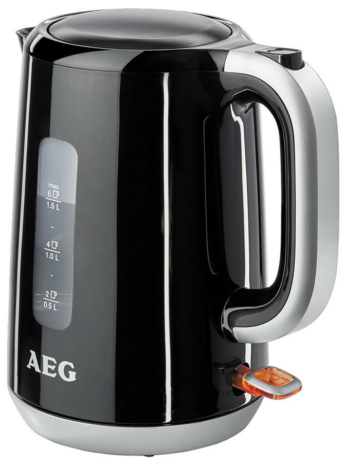 Hervidor de agua - AEG - EWA3300, 2200 W, Negro