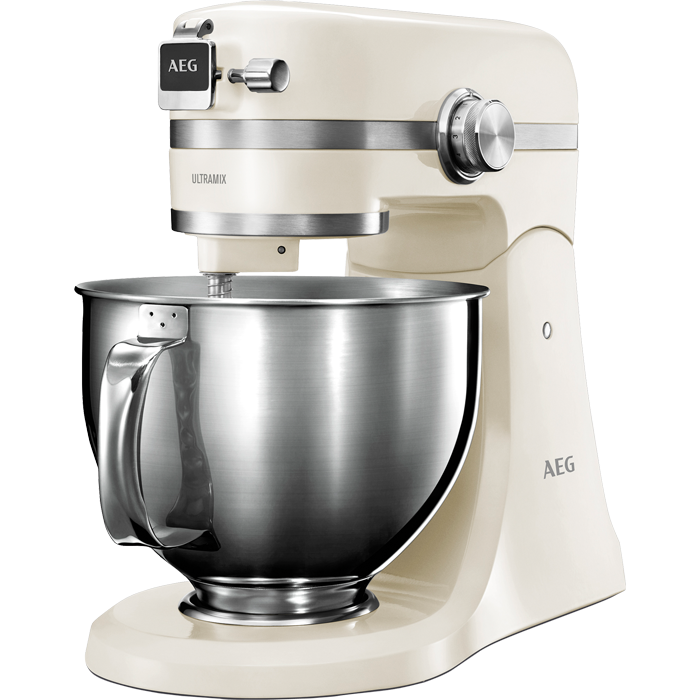 Robot de cocina - AEG KM4100, 1000 W, 4.8 y 2.9 L, 10 velocidades, 2 Cuencos