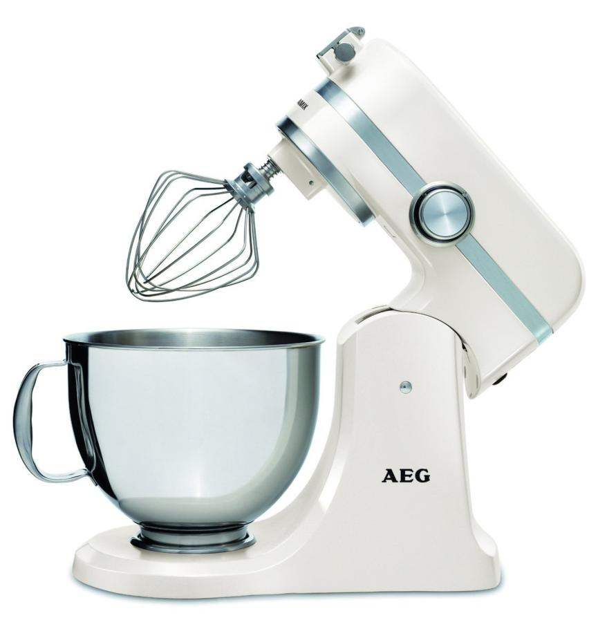 Robot de cocina - AEG KM4100, 1000 W, 4.8 y 2.9 L, 10 velocidades, 2 Cuencos