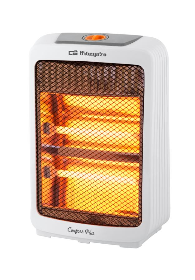 Orbegozo Bp 3000 calefactor calentador interior blanco 1000 w bp3000 1000w estufa de cuarzo pie 2 niveles potencia 5001000w radiador infrarrojos reflector alta