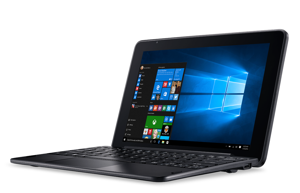 Convertible 2 en 1 - Acer ONE 10 S1003-12VY, 10.1" 1280 x 800, Intel® Atom™ x5-Z8350, 4GB RAM, eMMC