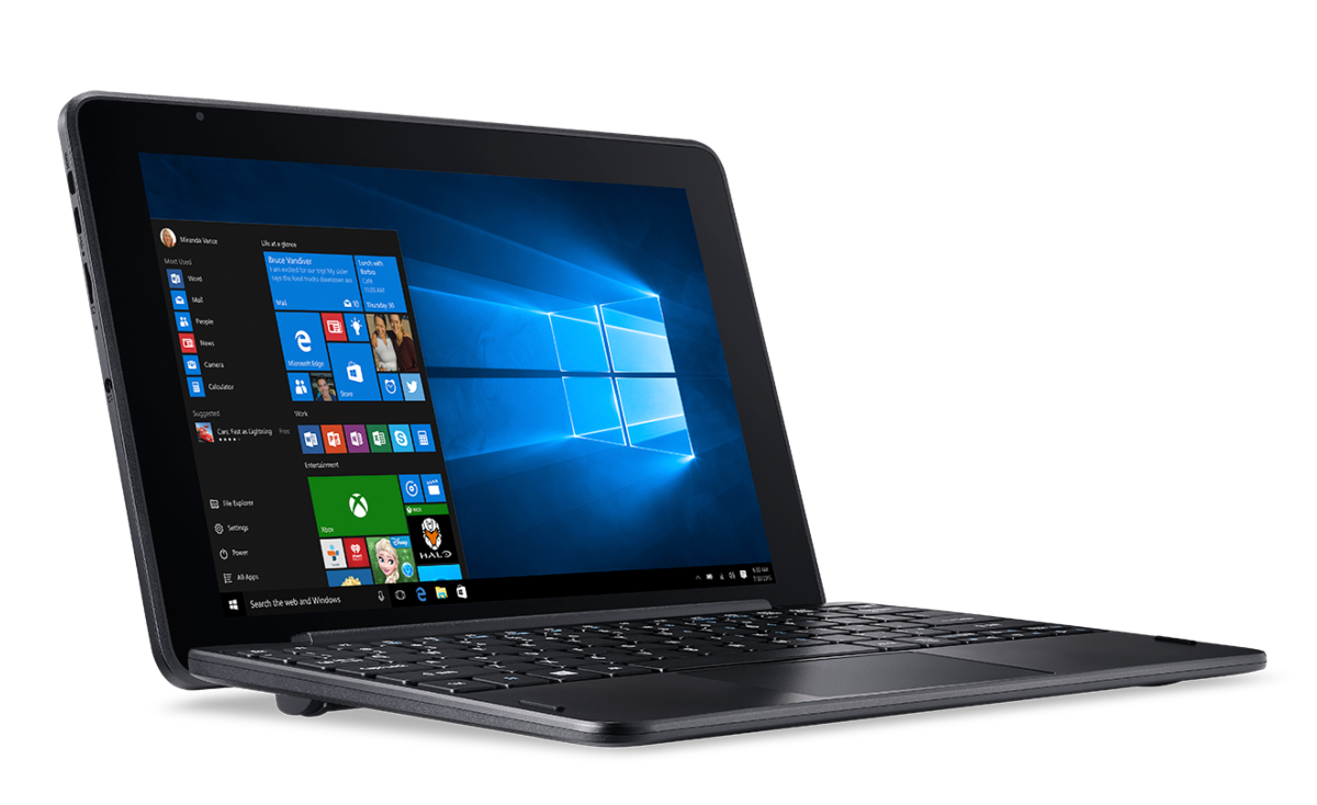 Convertible 2 en 1 - Acer ONE 10 S1003-12VY, 10.1" 1280 x 800, Intel® Atom™ x5-Z8350, 4GB RAM, eMMC