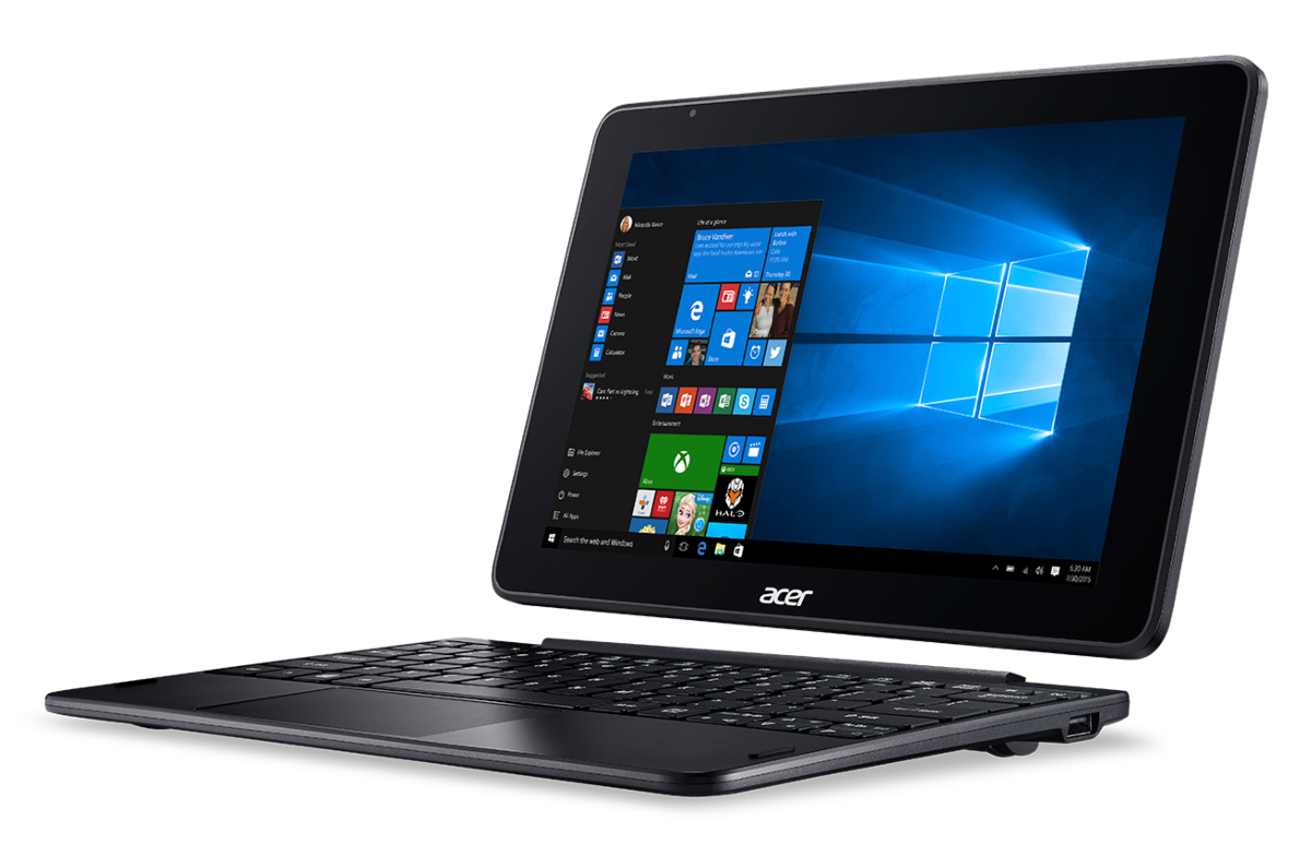 Convertible 2 en 1 - Acer ONE 10 S1003-12VY, 10.1" 1280 x 800, Intel® Atom™ x5-Z8350, 4GB RAM, eMMC