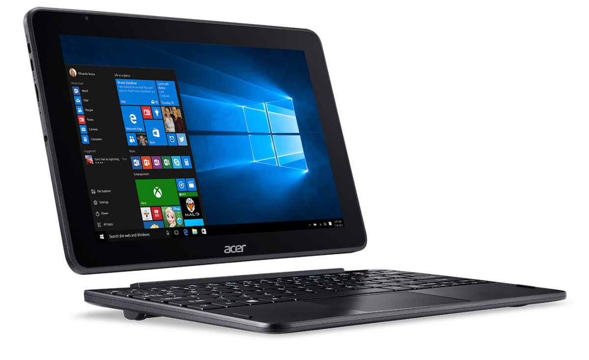 Convertible 2 en 1 - Acer ONE 10 S1003-12VY, 10.1" 1280 x 800, Intel® Atom™ x5-Z8350, 4GB RAM, eMMC