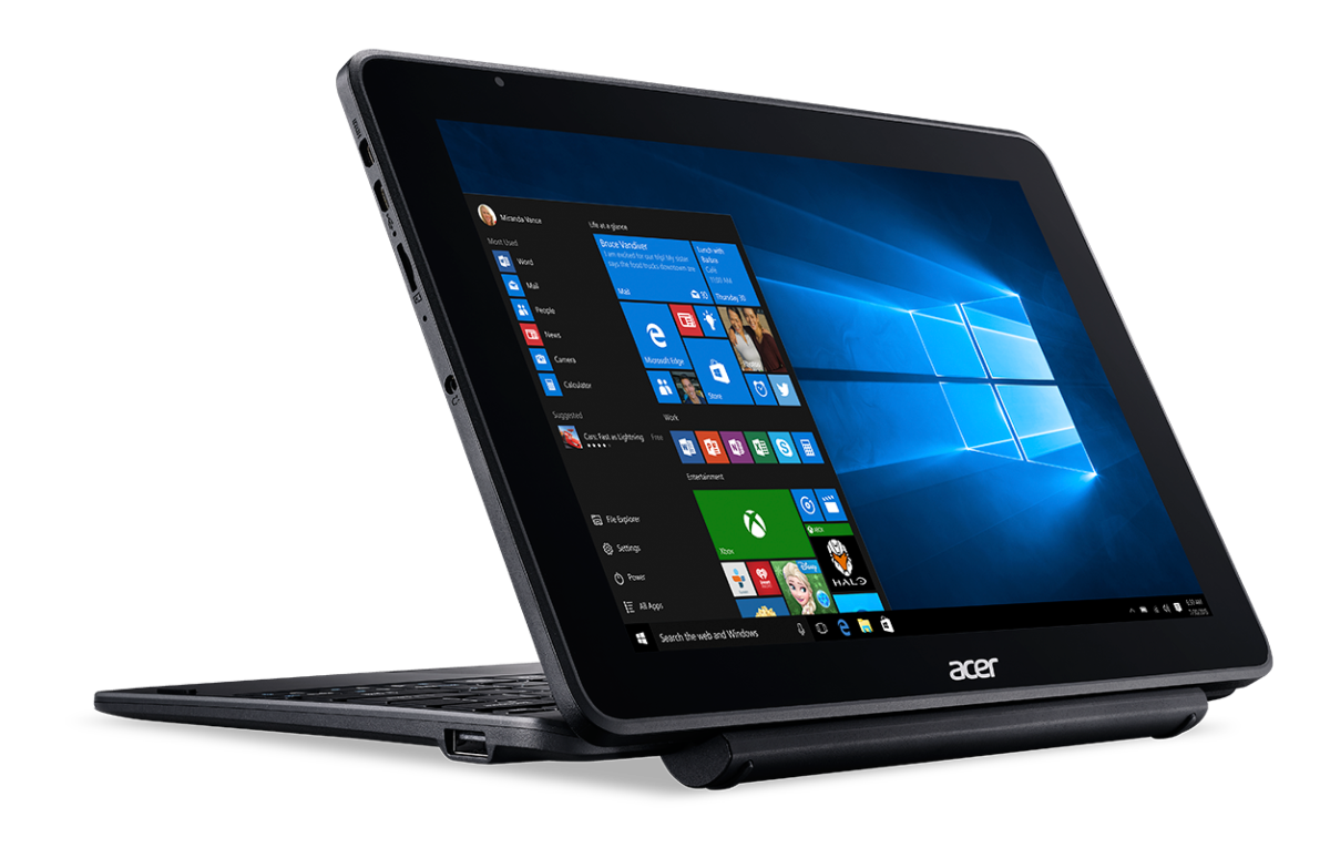 Convertible 2 en 1 - Acer ONE 10 S1003-12VY, 10.1" 1280 x 800, Intel® Atom™ x5-Z8350, 4GB RAM, eMMC