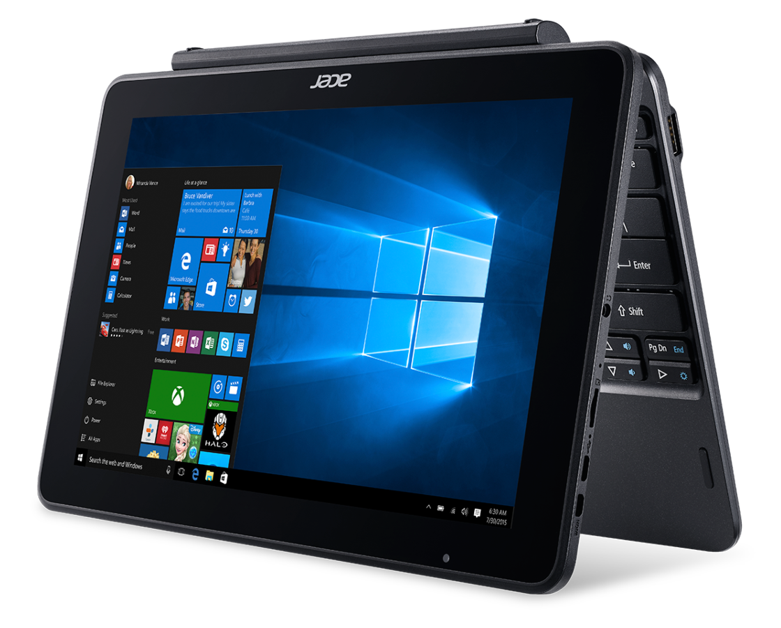 Convertible 2 en 1 - Acer ONE 10 S1003-12VY, 10.1" 1280 x 800, Intel® Atom™ x5-Z8350, 4GB RAM, eMMC