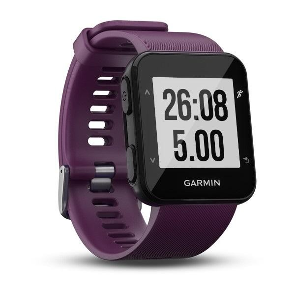 Reloj deportivo - Garmin Forerunner 30, Lila, Frecuencia cardíaca, GPS, Pulsómetro