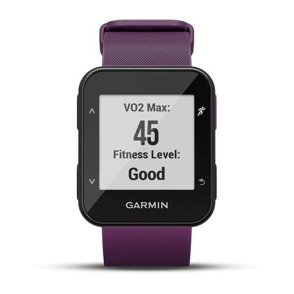Reloj deportivo - Garmin Forerunner 30, Lila, Frecuencia cardíaca, GPS, Pulsómetro