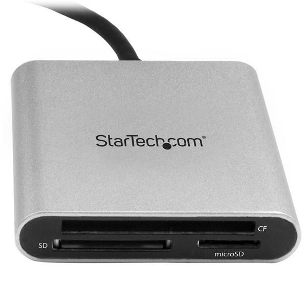 Lector de Tarjetas - StarTech.com FCREADU3C Lector Grabador USB-C 3.0 de Tarjetas Flash SD CF MicroS