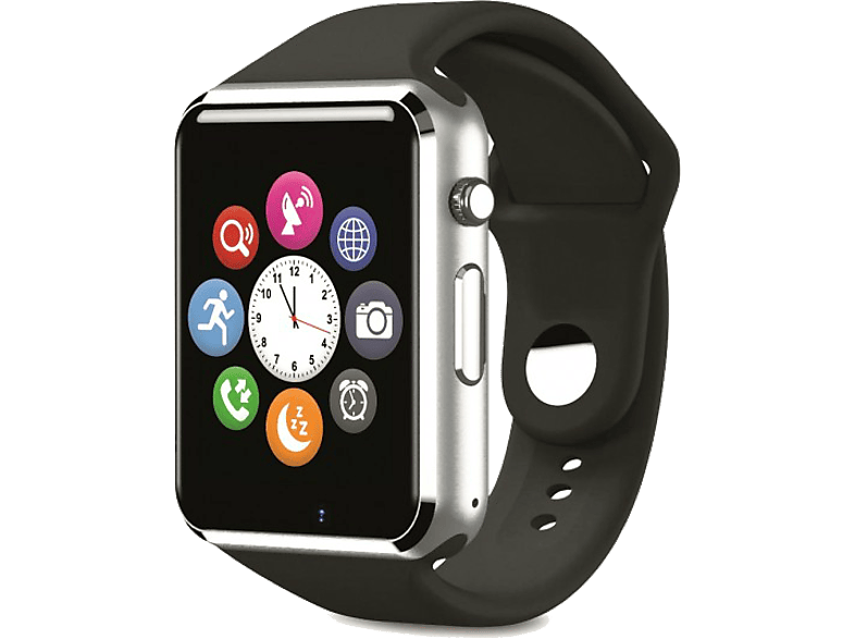 Inútil auxiliar genéticamente Smartwatch | Muvit watch, 1.54", SIM, Cámara, 32GBn Negro