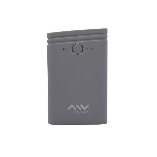 Power Bank Myway mwchp0094 7500mah batería externa universal gris 7500 mah incluye cable de car 2 puertos 1a 2.1a