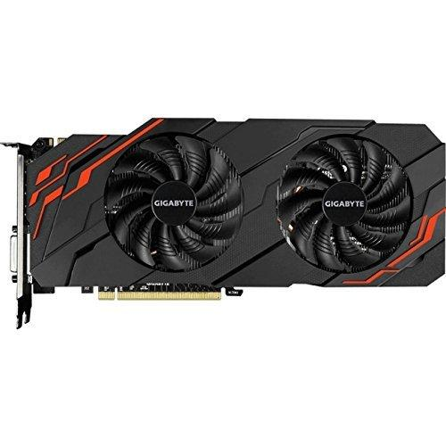 Tarjeta gráfica - Gigabyte GV-N1070WF2OC-8GD V2, Procesador 1582 MHz, RAM 8 GB, PCI-E, Negro