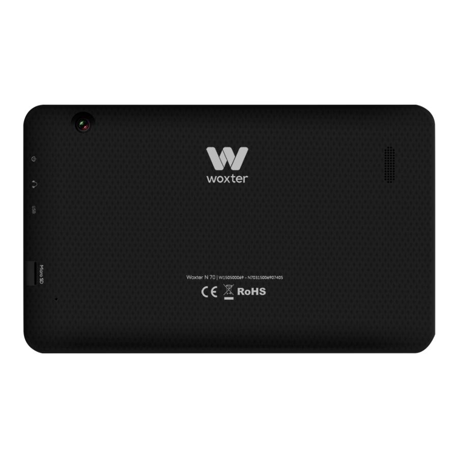 Tablet - Woxter N70 7 Pulgadas, 4 núcleos, 1GB RAM, 8GB, Bluetooth, Negro