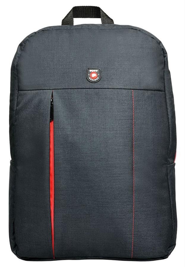 Mochila para portátil - Port Designs Portland Slim, Hasta 15.6", Acolchado, Negro