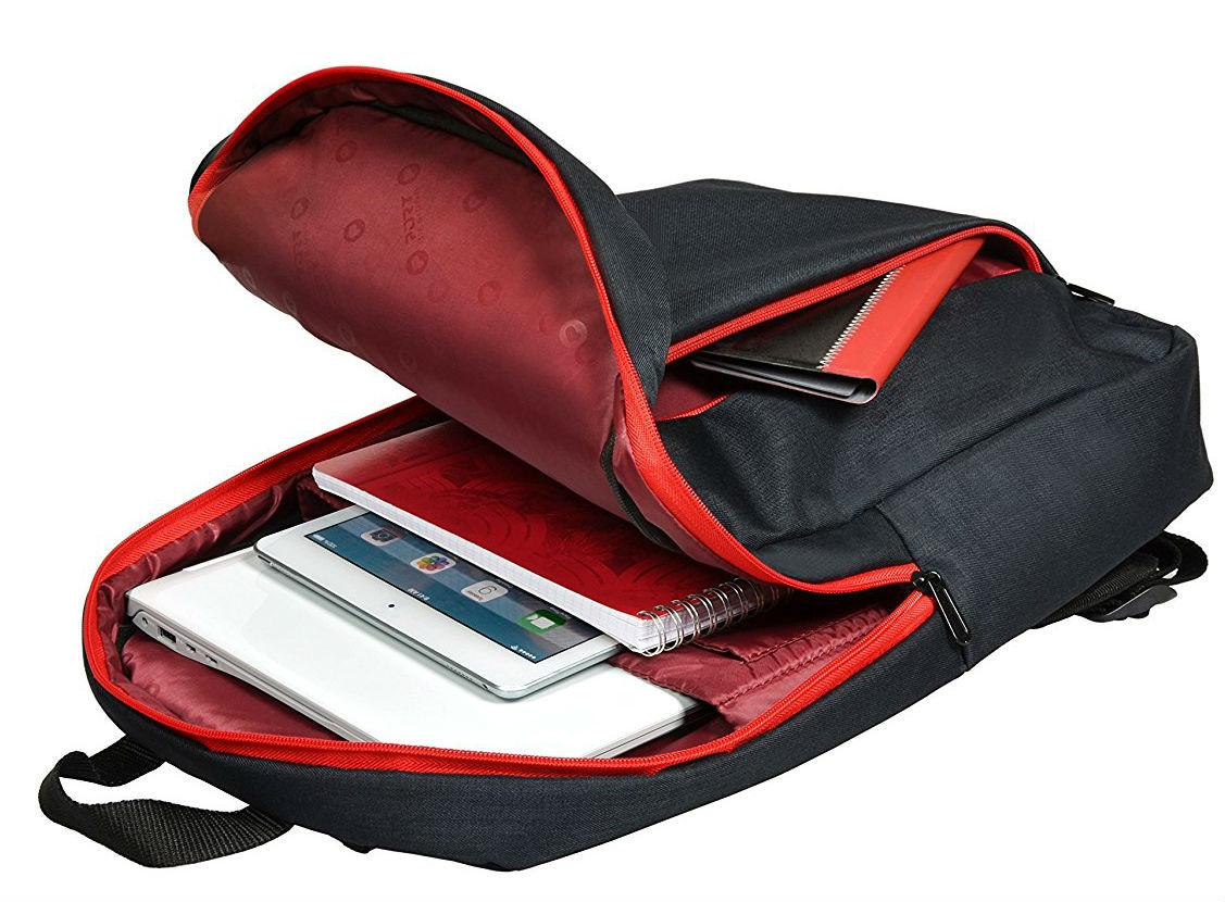 Mochila para portátil - Port Designs Portland Slim, Hasta 15.6", Acolchado, Negro