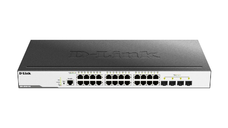 D-Link DGS-3000 Gestionado L2 Gigabit Ethernet (10/100/1000) 1U Negro