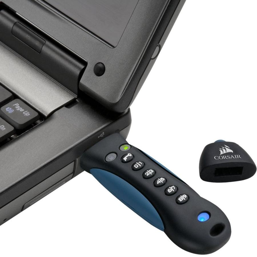 Memoria Flash USB - Corsair Flash PadLock 3, 32 GB, USB 3.0