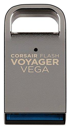 Memoria Flash USB - Corsair Flash Voyager Vega, 128 GB, USB 3.0, Low Profile, Plug and Play