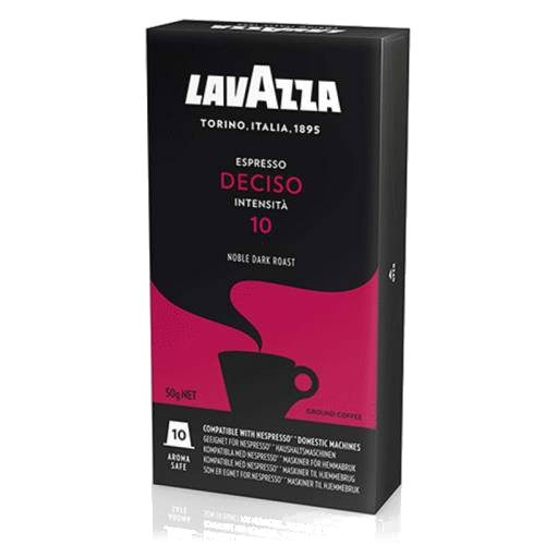 Cápsulas monodosis - Lavazza Deciso 10, Compatible con Nespresso