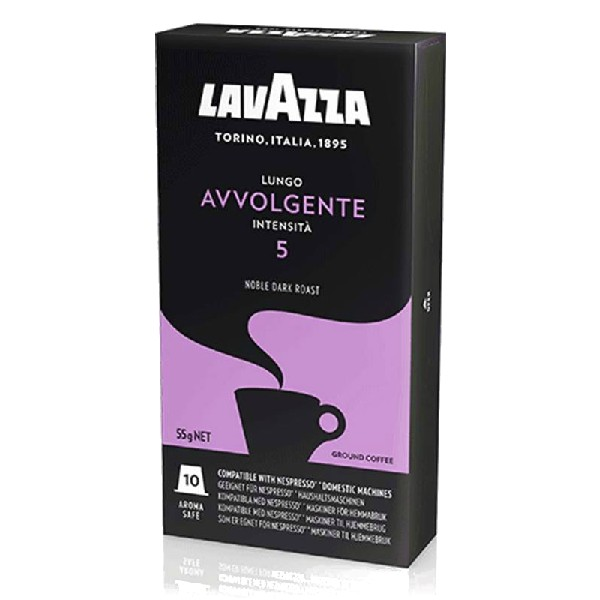 Cápsulas monodosis - Lavazza Avvolgente 5, Compatible con Nespresso