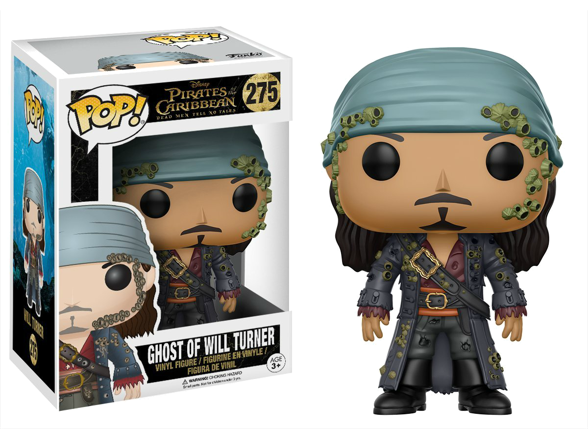 Figura Funko Pop! - Will Turner (Fantasma - Capitán maldito del Holandés Errante), Piratas del