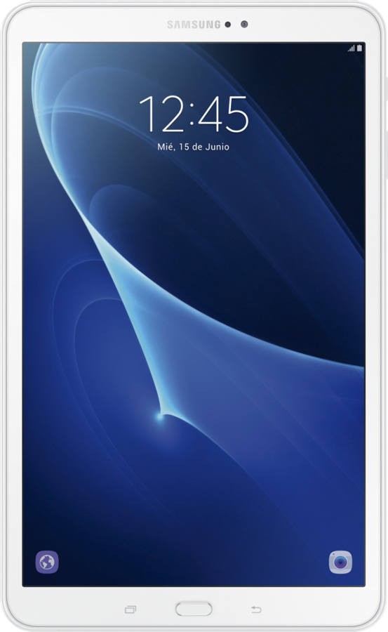 Tablet - Samsung Galaxy Tab A T580, WiFi, 10.1" Full HD, 2GB RAM, 32GB, 8MPx y 2MPx, Blanco