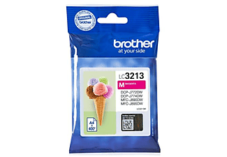 Cartucho de tinta - Brother LC-3213M, 400 Páginas, Magenta
