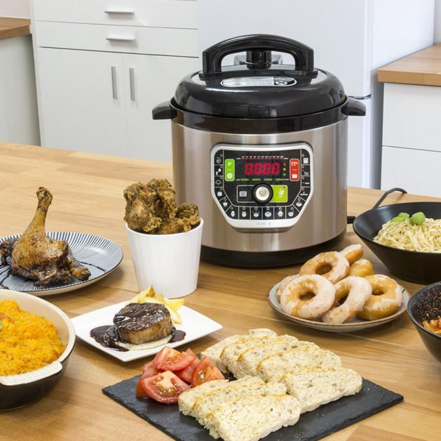 Robot de cocina - Cecotec GM Modelo G, Olla programable, 1000W, Capacidad 6L, 19 menús