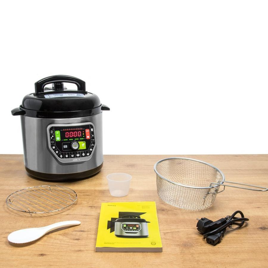 Robot de cocina - Cecotec GM Modelo G, Olla programable, 1000W, Capacidad 6L, 19 menús