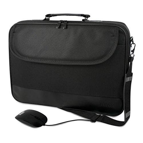 Bandolera para portátil de 15.6" - Nilox Pro 2, Ratón incluido