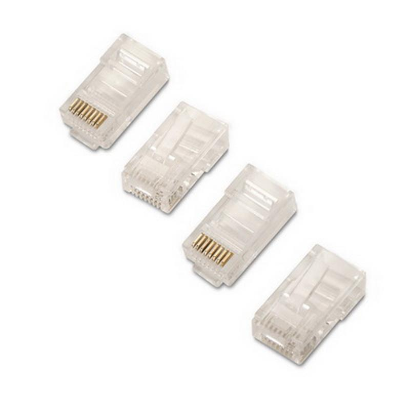 Conector RJ45 - Nanocable, 8 hilos, CAT.6 (10 UDS)