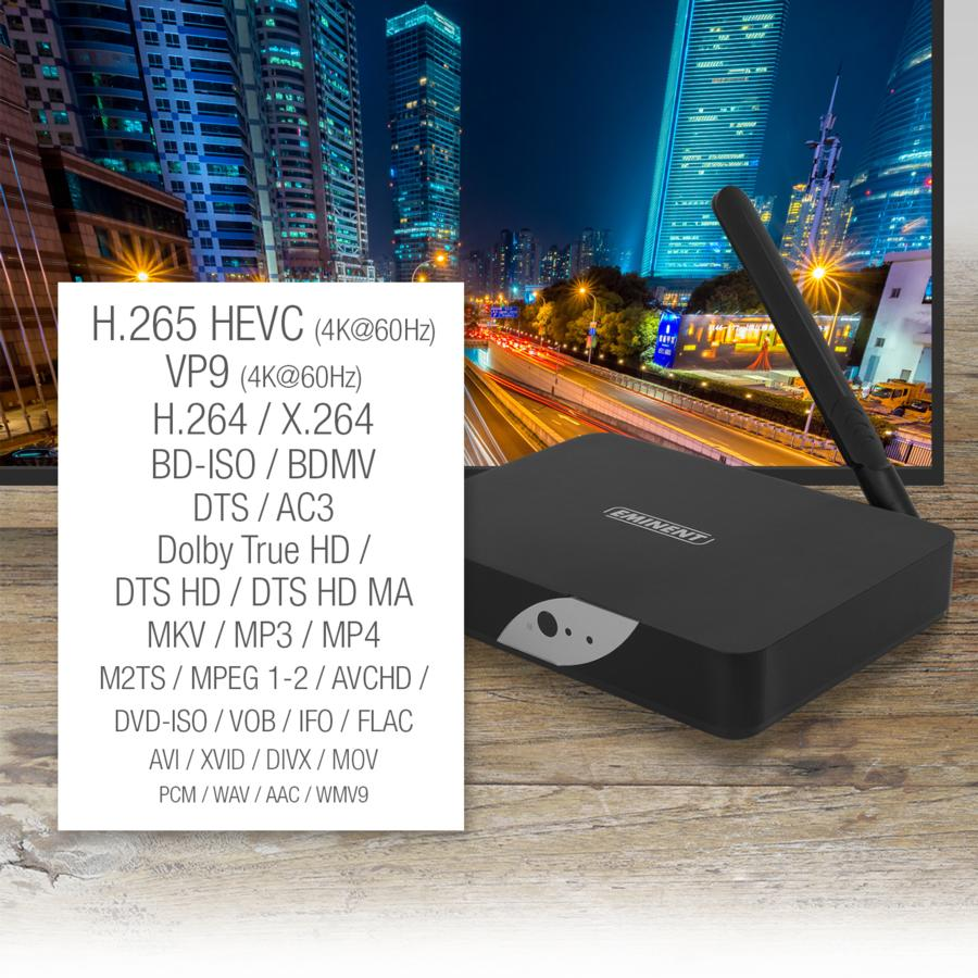 Smart TV - Eminent EM7680, 4K, Ultra HD, 8GB, WiFi y Ethernet