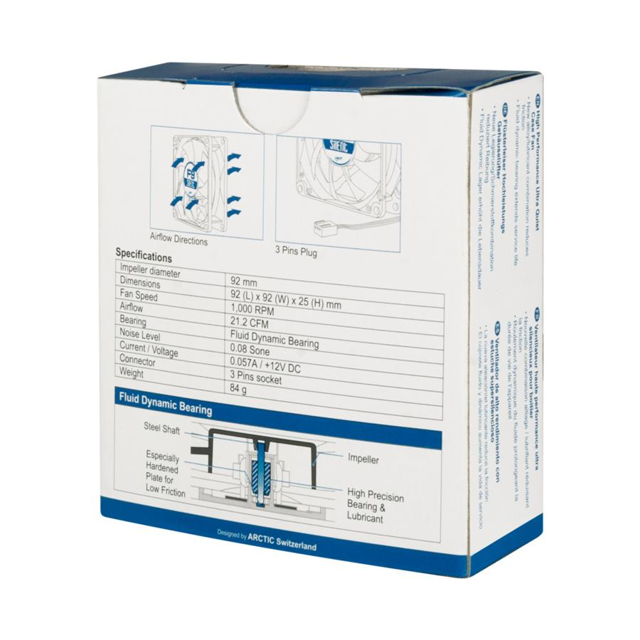 Ventilador para carcasa - ARCTIC F9 Silent