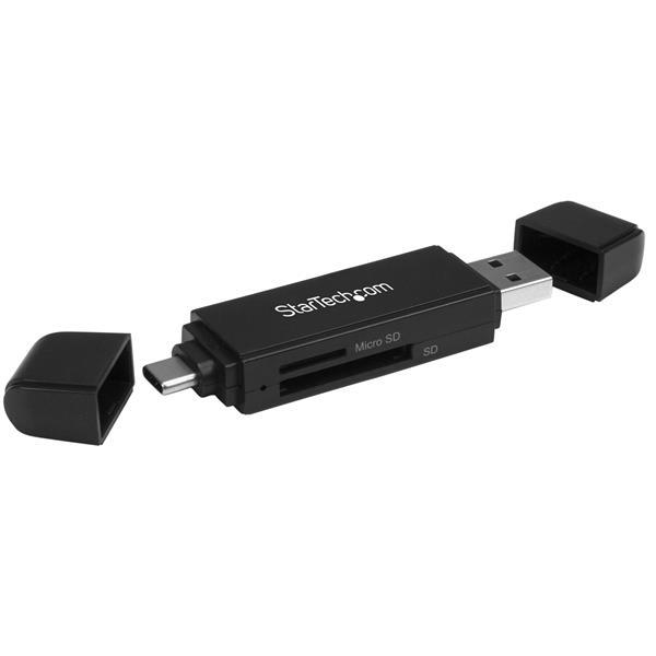 Lector de Tarjetas - StarTech.com SDMSDRWU3AC Lector USB 3.0 USBC USBA de SD Micro SD