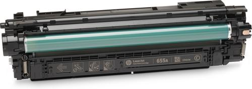 Cartucho de Tóner - HP Original LaserJet 655A, Cian